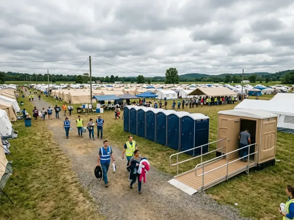 disaster-relief-camp-restrooms-010 — frequently asked questions, Dumpster & Portable Bathrooms Rental in Chester Heights, PA